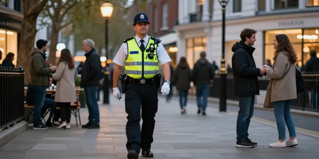 Security Guard providing trusted local community protection in London.